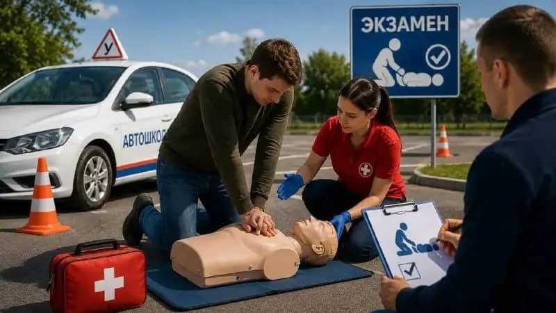 В российских автошколах могут ввести обязательный экзамен по первой помощи при ДТП