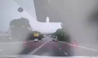 ДТП на Апельсине с участием мотоцикла попало на видео