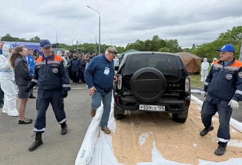 В Находке прошли учения ветеринарных служб по ликвидации очага опасных болезней — фото 1