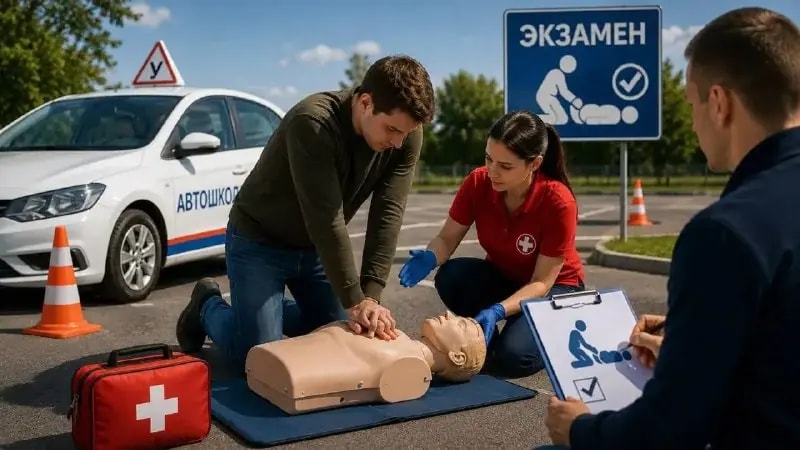 В российских автошколах могут ввести обязательный экзамен по первой помощи при ДТП