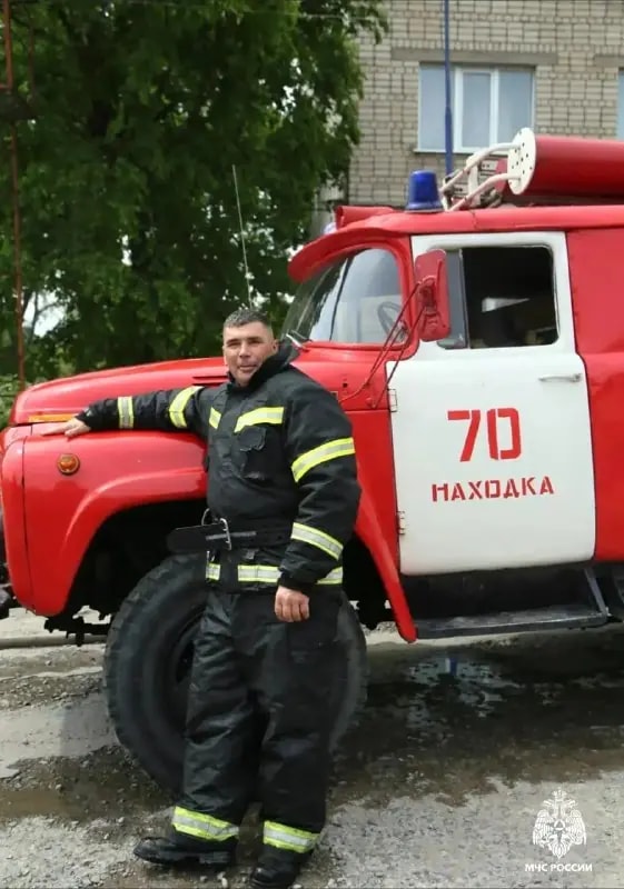 Начальник пожарно-спасательной части Евгений Черепов ушёл на пенсию после 26 лет службы