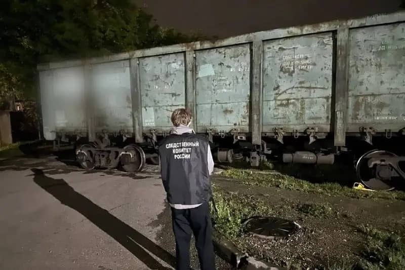 В Артёме сошли с рельсов два порожних полувагона
