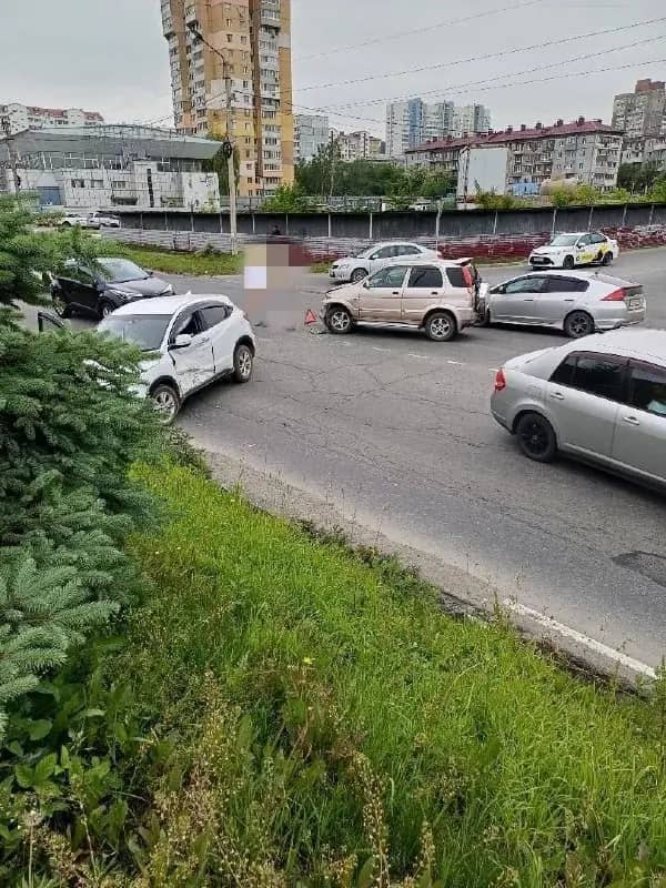 ДТП на проспекте Мира напротив Сити-Центра