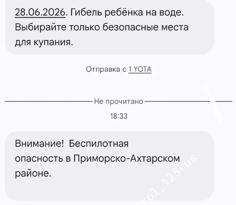 Жители Приморья получили ошибочное оповещение об угрозе БПЛА