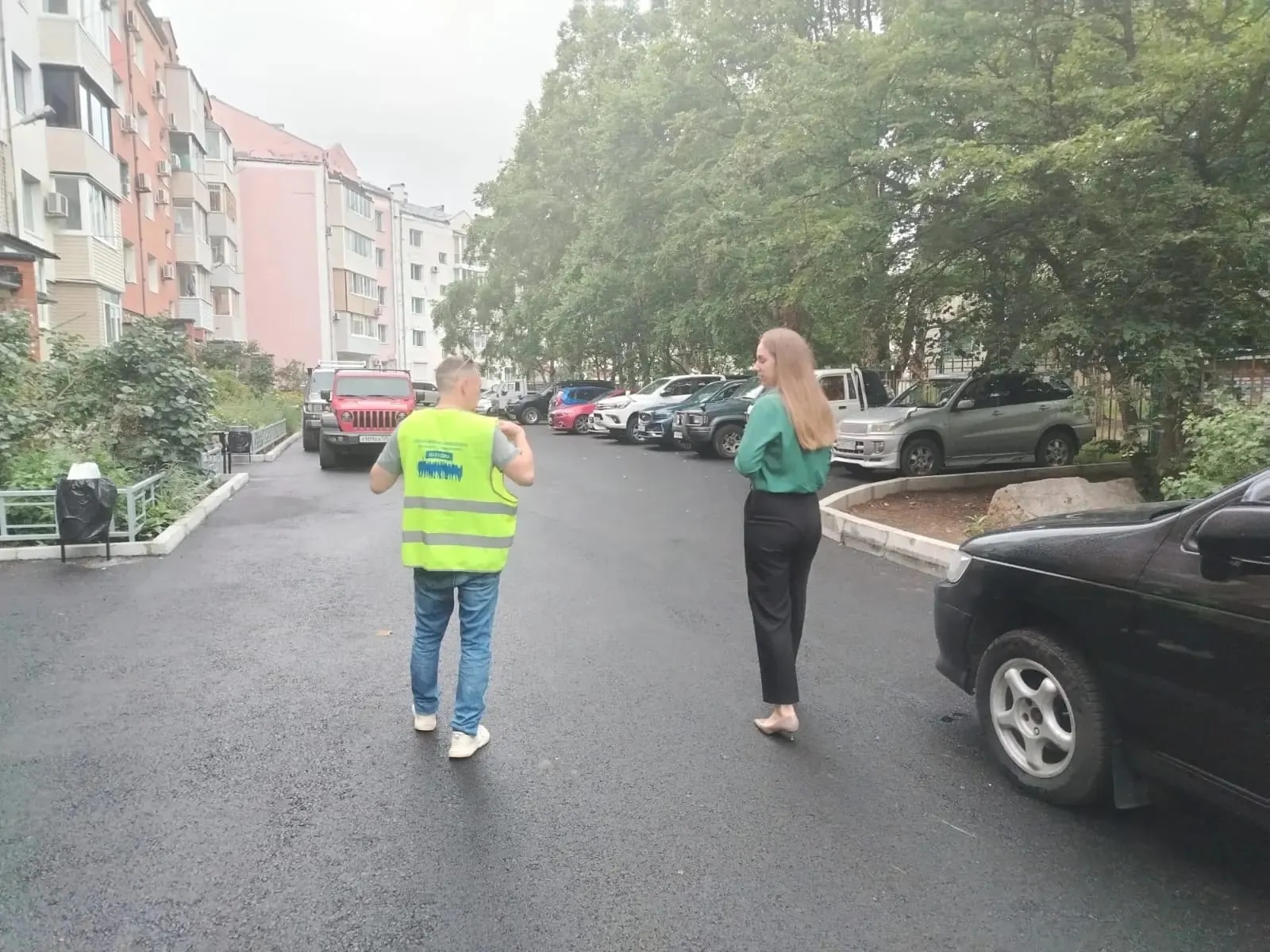 Во Врангеле завершили благоустройство двух дворов