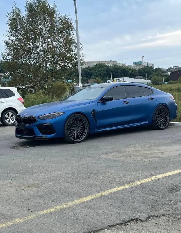 BMW M8 улетел в озеро в Приморье из-за превышения скорости