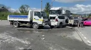 Серьёзное ДТП на объездной в Находке с участием трёх машин