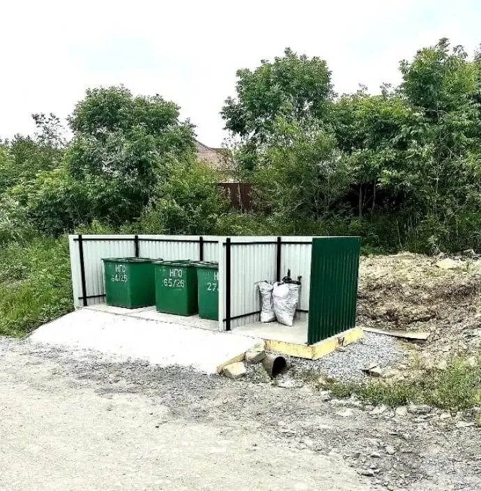 В Находке завершается замена и установка 250 новых контейнеров для ТКО