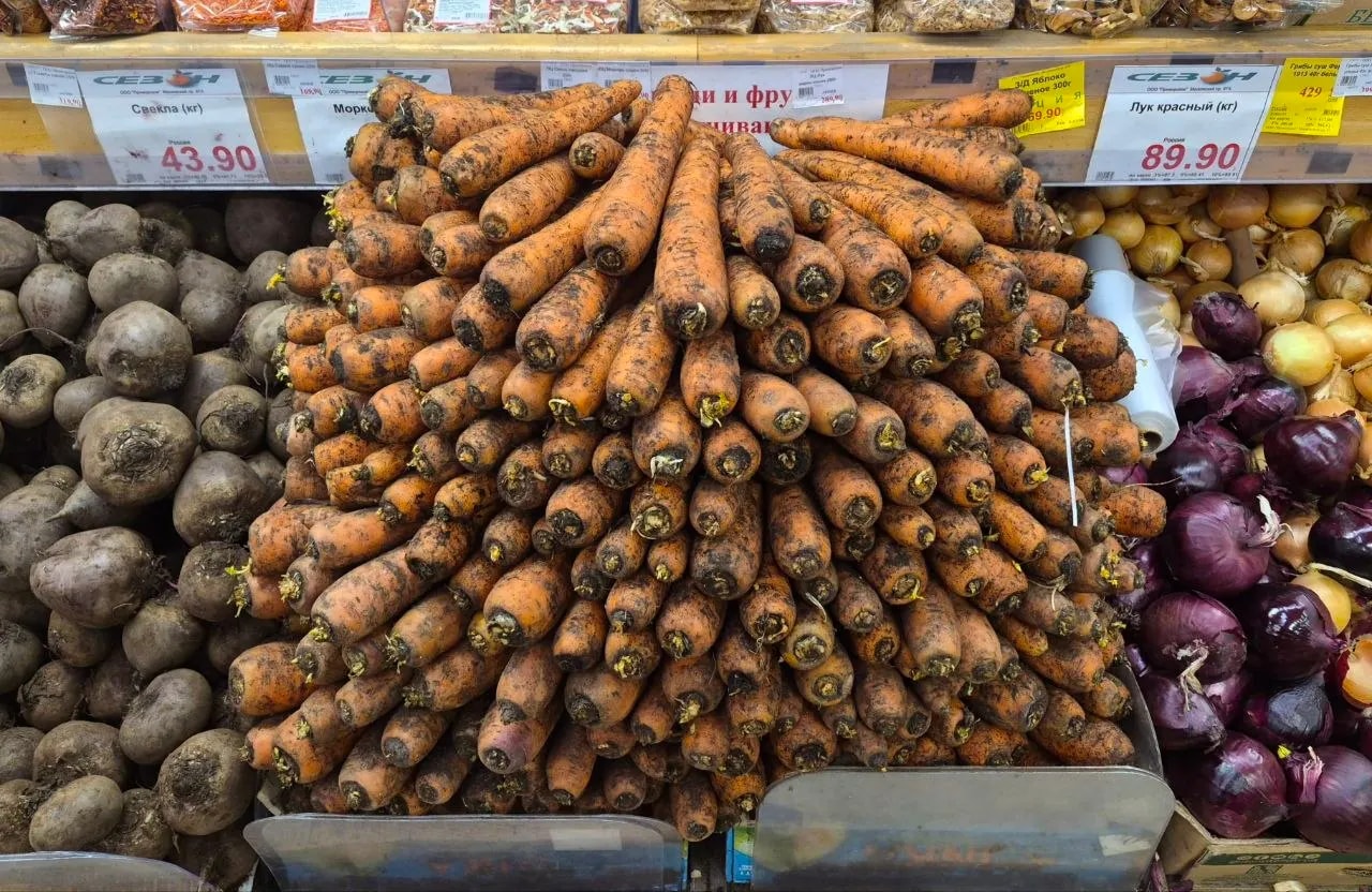 Стоимость месячной продуктовой корзины в России достигла 8 159 рублей