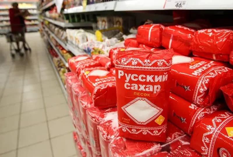 Сахар в России за год подорожал почти на 20%