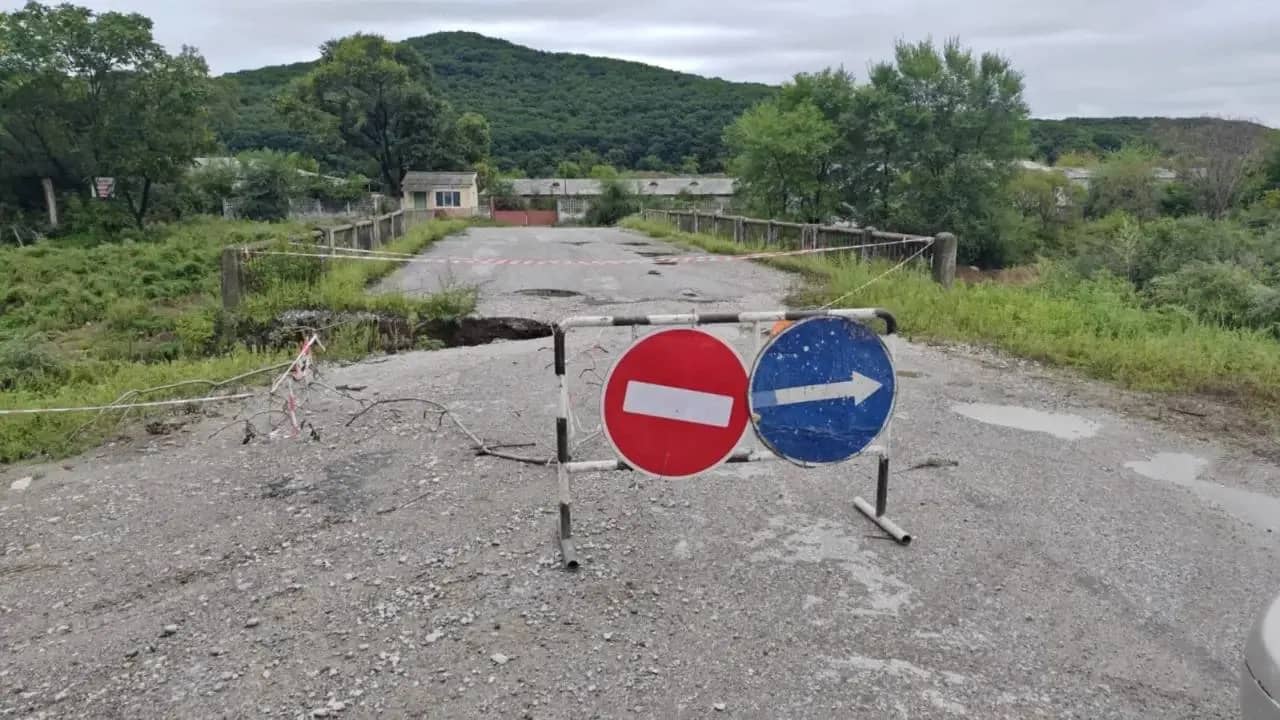 Мост в селе Екатериновка перекрыт до 31 декабря