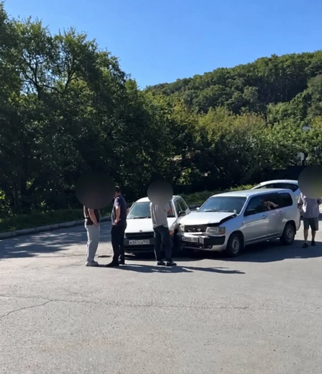 На улице Пограничной столкнулись два автомобиля