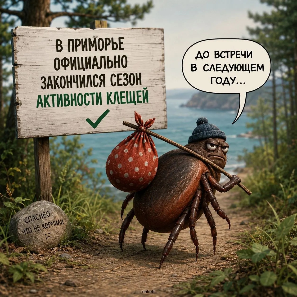Сезон клещей в Приморье официально завершён