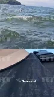 Опубликовано видео спасения девочки Денисом Кинкалаком во Владивостоке