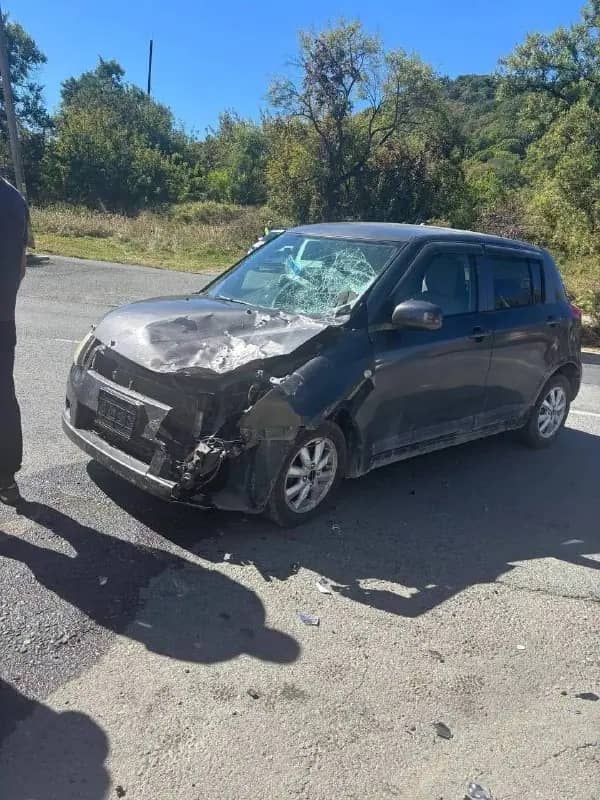 14-летний мотоциклист и его пассажир пострадали в ДТП в Приморье