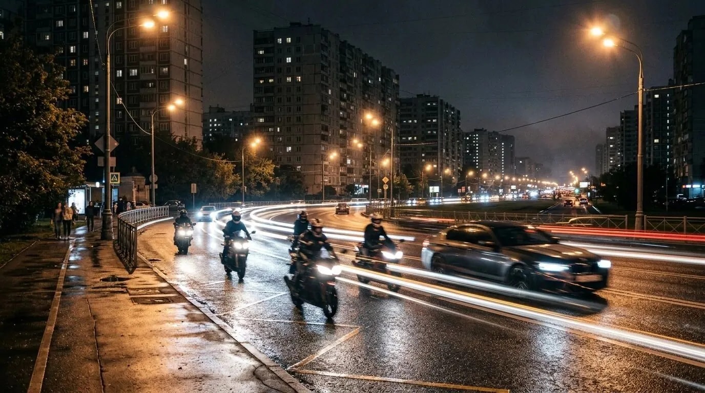 Почти 60% жителей Приморья раздражают ночные гонщики