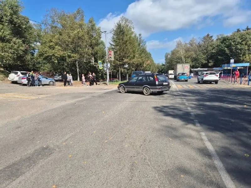 В Партизанске подросток на мотоцикле попал в аварию