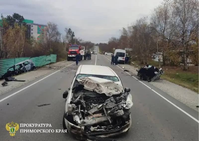 В ДТП под Артёмом погибла женщина-водитель – сгорела в автомобиле