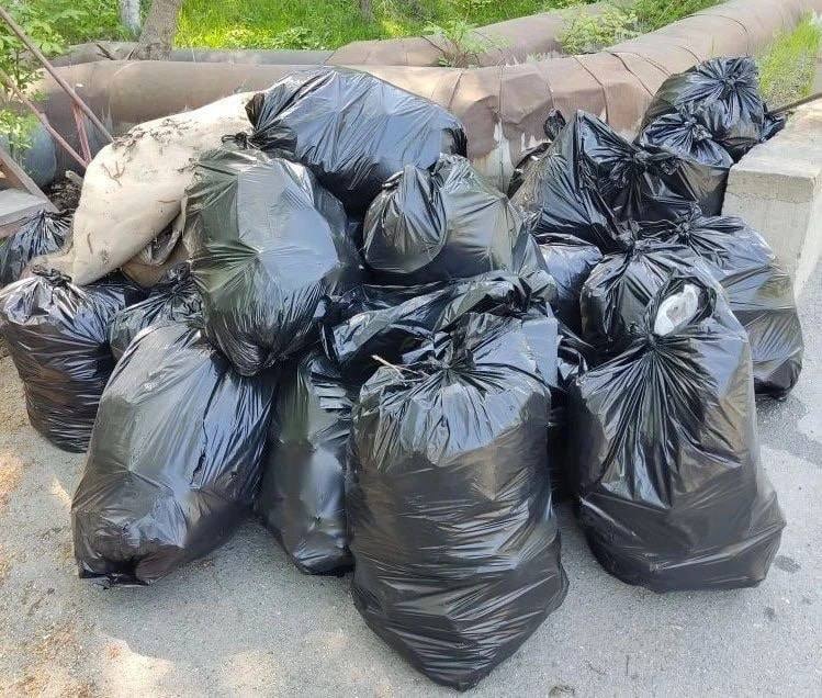 В Находке во время субботника убрали зелёные зоны в нескольких районах